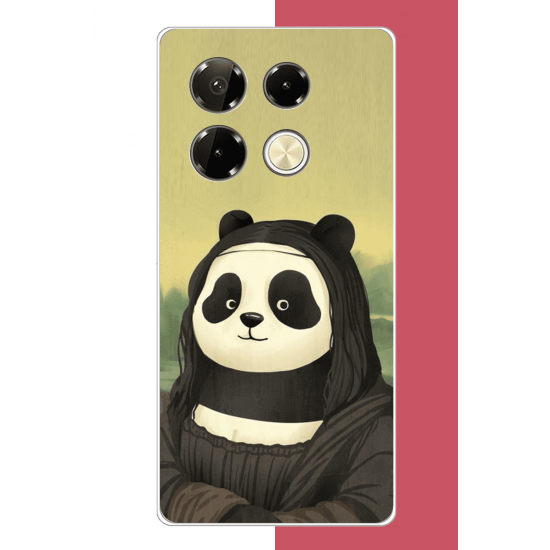 Infinix Note 40 PRO Uyumlu kawaii monapanda UV Baskılı Silikon Kılıf Infinix Note 40 PRO Uyumlu kawaii monapanda UV Baskılı Silikon Kılıf