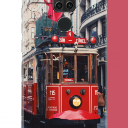 Redmi Note 9 Uyumlu Taksim1 UV Baskılı Silikon Kılıf