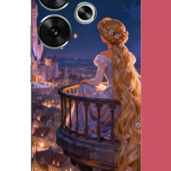 POCO F6 Uyumlu Rapunzel UV Baskılı Silikon Kılıf