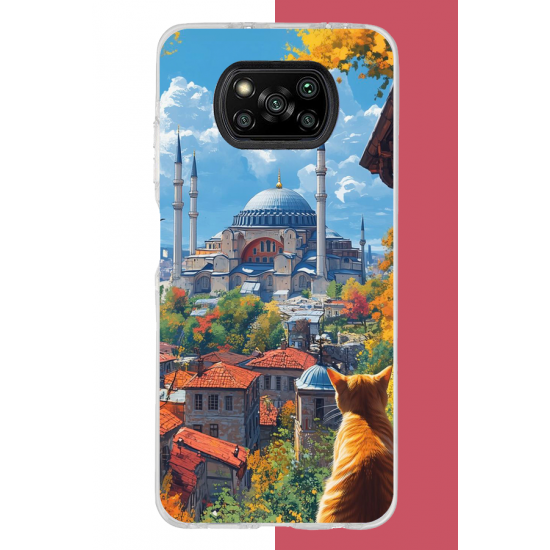 Poco X3-X3 Pro-Nfc Uyumlu Ayasofya1 Uv Baskılı Silikon Kılıf
