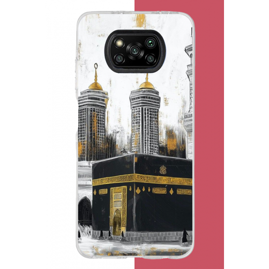 Poco X3-X3 Pro-Nfc Uyumlu Kabe6 Uv Baskılı Silikon Kılıf