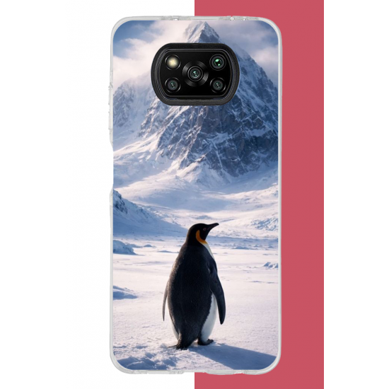 Poco X3-X3 Pro-Nfc Uyumlu Nihilist Penguen2 Uv Baskılı Silikon Kılıf