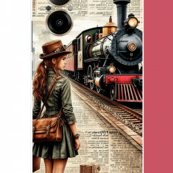 Realme 12 Lite Uyumlu vintage tren UV Baskılı Silikon Kılıf