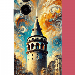 Realme 12 Lite Uyumlu Galata UV Baskılı Silikon Kılıf