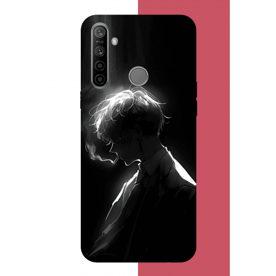 Realme 5i - 6i - C3 Uyumlu karanlıktaki anime karakteri UV Baskılı Silikon Kılıf Realme 5i - 6i - C3 Uyumlu karanlıktaki anime karakteri UV Baskılı Silikon Kılıf