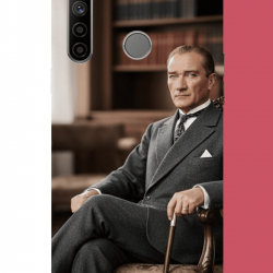 Realme 5i - 6i - C3 Uyumlu Atatürk6 Uv Baskılı Silikon Kılıf