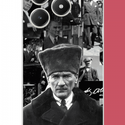 Realme C61 Uyumlu atatürk kolaj 2.jpeg UV Baskılı Silikon Kılıf
