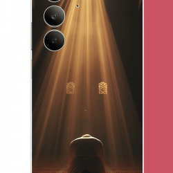 Realme C75 Uyumlu Huzur Dua UV Baskılı Silikon Kılıf