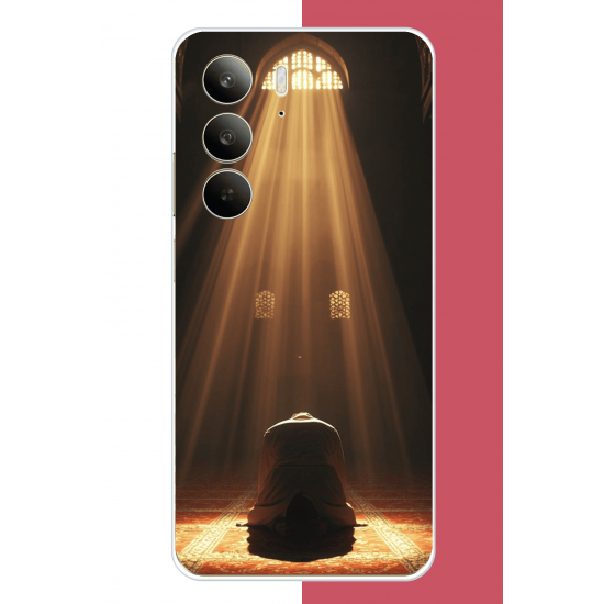 Realme C75 Uyumlu Huzur Dua UV Baskılı Silikon Kılıf