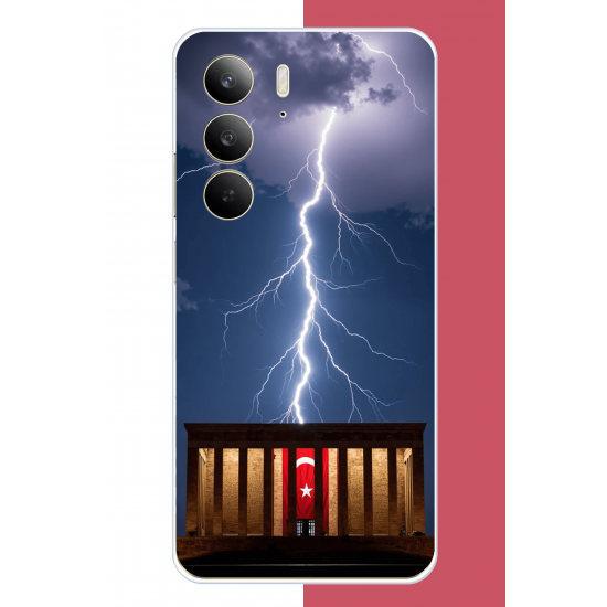 Realme C75 Uyumlu Anıtkabir UV Baskılı Silikon Kılıf