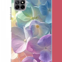 Redmi 10 Uyumlu renkli çiçek2.jpeg UV Baskılı Silikon Kılıf