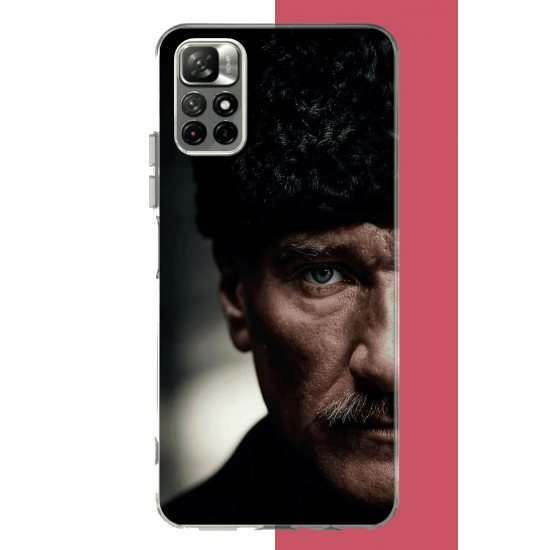 Redmi 10 Uyumlu Atatürk4 UV Baskılı Silikon Kılıf