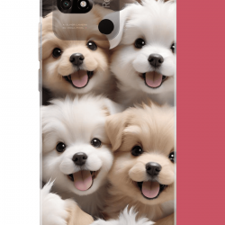 Redmi 10C - POCO C40 Uyumlu sevimli köpek UV Baskılı Silikon Kılıf