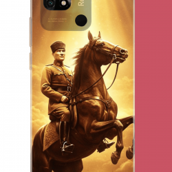 Redmi 10C - POCO C40 Uyumlu Atatürk5 UV Baskılı Silikon Kılıf