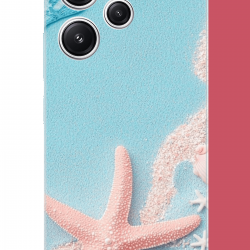 Redmi 12 Uyumlu mavi kumsal UV Baskılı Silikon Kılıf Redmi 12 Uyumlu mavi kumsal UV Baskılı Silikon Kılıf