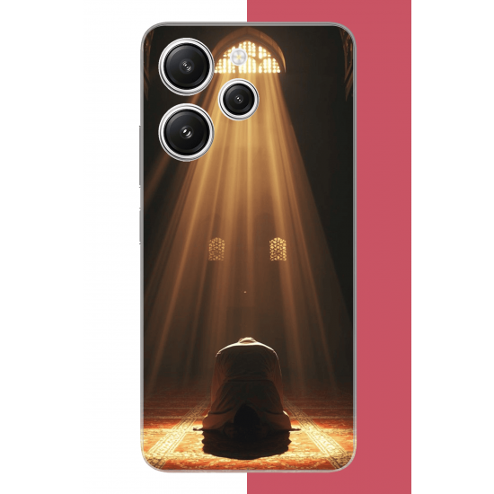 Redmi 12 Uyumlu Huzur Dua UV Baskılı Silikon Kılıf