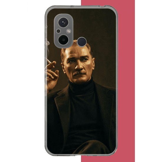 Redmi 12C Uyumlu atatürk UV Baskılı Silikon Kılıf