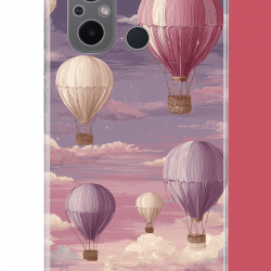 Redmi 12C Uyumlu uçan balon UV Baskılı Silikon Kılıf Redmi 12C Uyumlu uçan balon UV Baskılı Silikon Kılıf