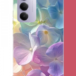 Redmi 15 4G Uyumlu renkli çiçek2.jpeg UV Baskılı Silikon Kılıf
