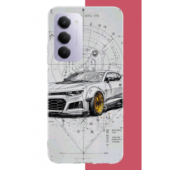 Redmi 15 4G Uyumlu camaro UV Baskılı Silikon Kılıf Redmi 15 4G Uyumlu camaro UV Baskılı Silikon Kılıf