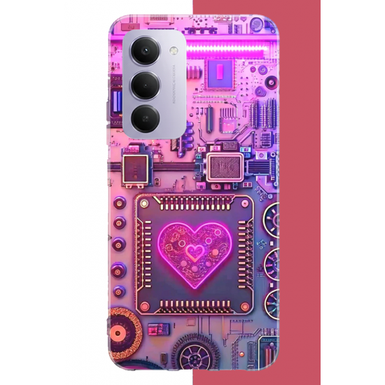Redmi 15 4G Uyumlu Cyberpunk neon UV Baskılı Silikon Kılıf Redmi 15 4G Uyumlu Cyberpunk neon UV Baskılı Silikon Kılıf