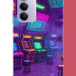 Redmi 15 4G Uyumlu Cyberpunk neon arcade UV Baskılı Silikon Kılıf Redmi 15 4G Uyumlu Cyberpunk neon arcade UV Baskılı Silikon Kılıf