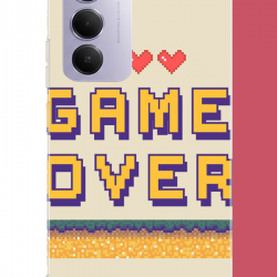 Redmi 15 4G Uyumlu game over UV Baskılı Silikon Kılıf