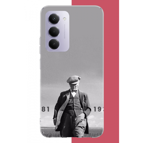 Redmi 15 4G Uyumlu atatürk 1881 1938 UV Baskılı Silikon Kılıf