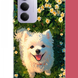 Redmi 15 4G Uyumlu kaniş köpek UV Baskılı Silikon Kılıf