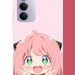 Redmi 15 4G Uyumlu kawaii küçük kız2 UV Baskılı Silikon Kılıf