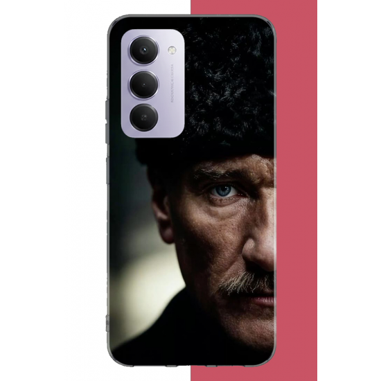 Redmi 15 4G Uyumlu Atatürk4 UV Baskılı Silikon Kılıf