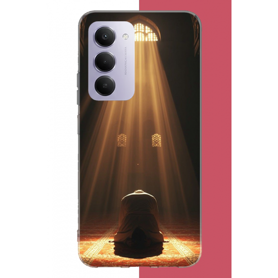 Redmi 15 4G Uyumlu Huzur Dua UV Baskılı Silikon Kılıf