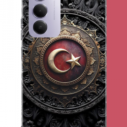 Redmi 15 4G Uyumlu Türk Rozet UV Baskılı Silikon Kılıf