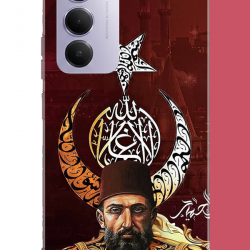 Redmi 15 4G Uyumlu Abdulhamit UV Baskılı Silikon Kılıf