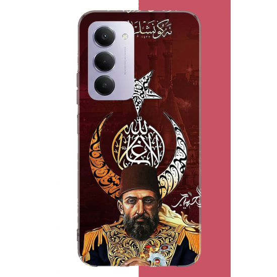 Redmi 15 4G Uyumlu Abdulhamit UV Baskılı Silikon Kılıf Redmi 15 4G Uyumlu Abdulhamit UV Baskılı Silikon Kılıf