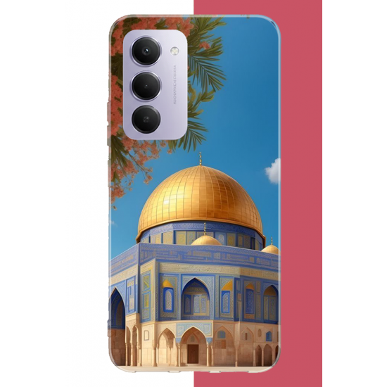 Redmi 15 4G Uyumlu Kudüs3 UV Baskılı Silikon Kılıf
