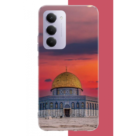 Redmi 15 4G Uyumlu Kudüs4 UV Baskılı Silikon Kılıf