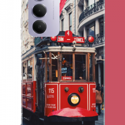 Redmi 15 4G Uyumlu Taksim1 UV Baskılı Silikon Kılıf