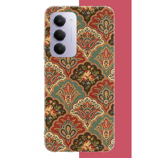 Redmi 15 4G Uyumlu Çini Motif UV Baskılı Silikon Kılıf Redmi 15 4G Uyumlu Çini Motif UV Baskılı Silikon Kılıf