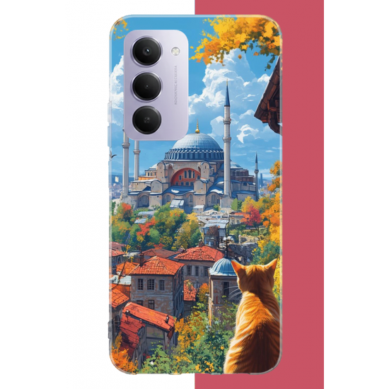 Redmi 15 4G Uyumlu Ayasofya1 UV Baskılı Silikon Kılıf