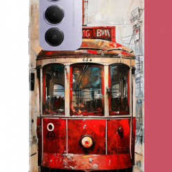 Redmi 15 4G Uyumlu Taksim Tramvay UV Baskılı Silikon Kılıf