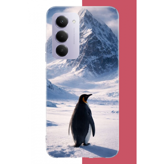 Redmi 15 4G Uyumlu nihilist Penguen2 UV Baskılı Silikon Kılıf