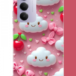 Redmi 15 4G Uyumlu mutlu bulutlar UV Baskılı Silikon Kılıf Redmi 15 4G Uyumlu mutlu bulutlar UV Baskılı Silikon Kılıf