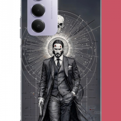 Redmi 15 4G Uyumlu baba yaga UV Baskılı Silikon Kılıf