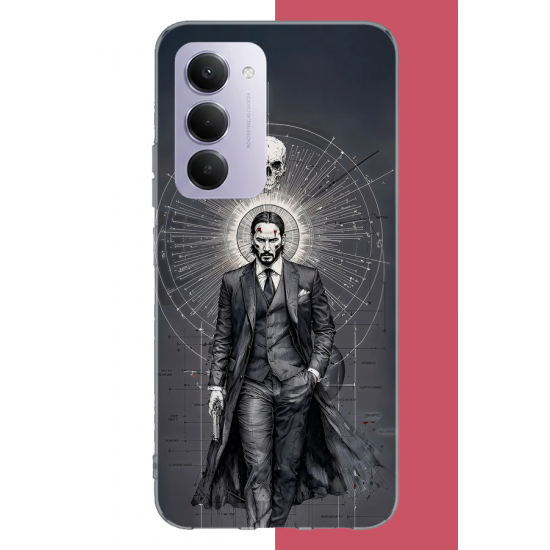 Redmi 15 4G Uyumlu baba yaga UV Baskılı Silikon Kılıf