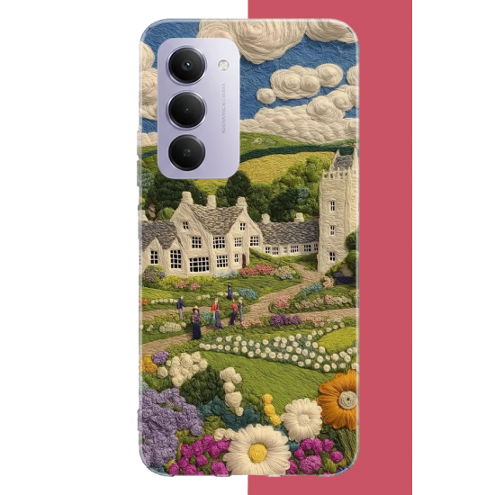 Redmi 15 4G Uyumlu Desenli bulut ve kasaba UV Baskılı Silikon Kılıf Redmi 15 4G Uyumlu Desenli bulut ve kasaba UV Baskılı Silikon Kılıf