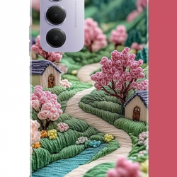 Redmi 15 4G Uyumlu nakışlı köy UV Baskılı Silikon Kılıf Redmi 15 4G Uyumlu nakışlı köy UV Baskılı Silikon Kılıf