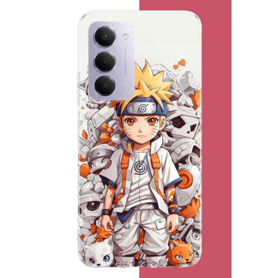 Redmi 15 4G Uyumlu naruto UV Baskılı Silikon Kılıf