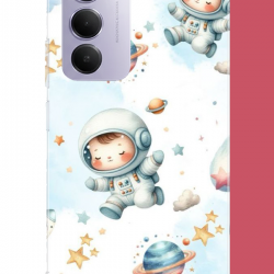 Redmi 15 4G Uyumlu bebek astronot UV Baskılı Silikon Kılıf