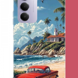 Redmi 15 4G Uyumlu palm sahil UV Baskılı Silikon Kılıf Redmi 15 4G Uyumlu palm sahil UV Baskılı Silikon Kılıf